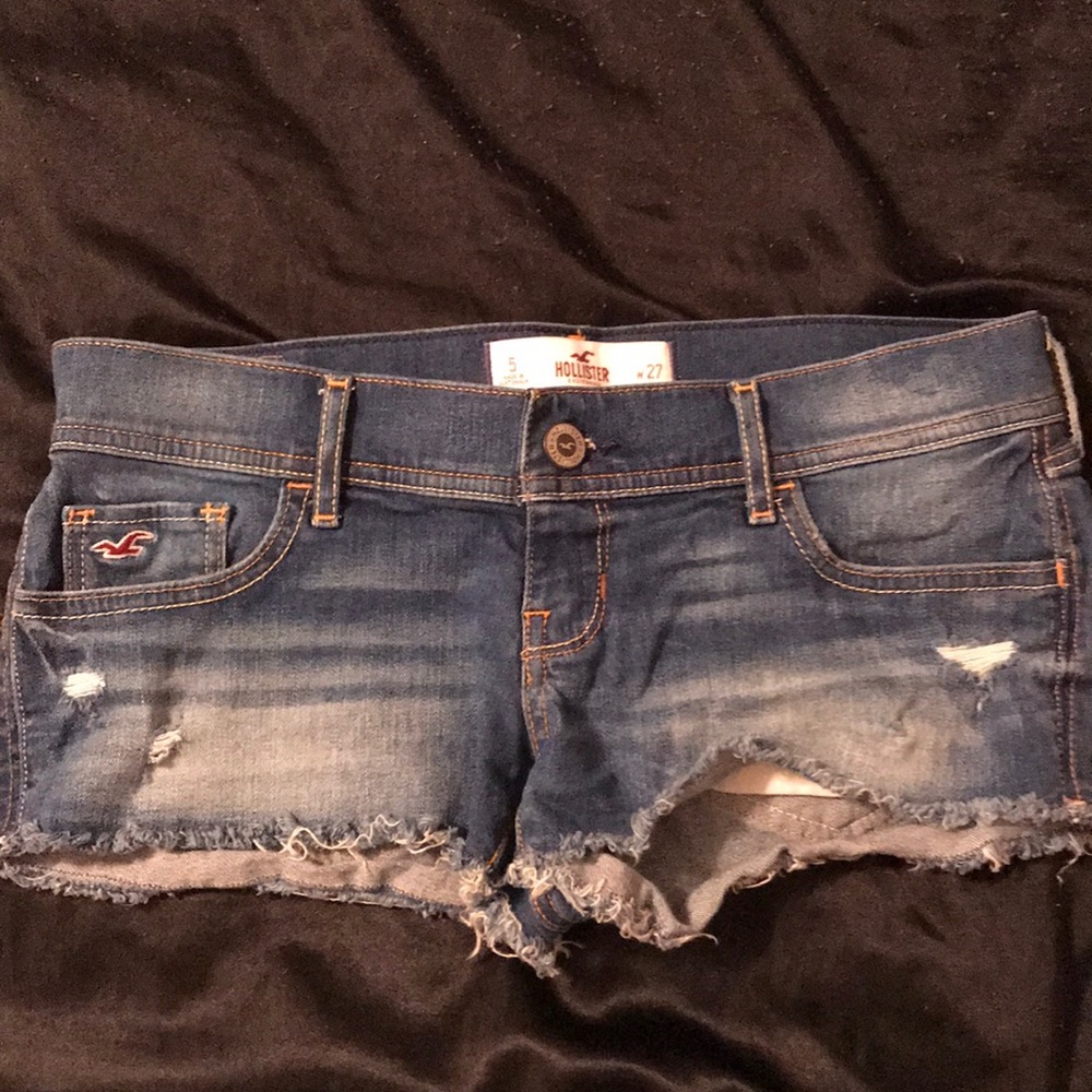 Hollister jean shorts